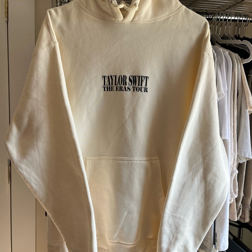 Taylor Swift Cream Hoodie - The Eras Tour